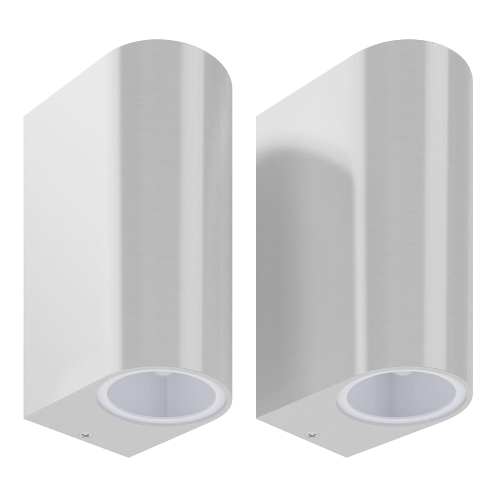 Lampada da parete Vidaxl Outdoor diretta e indiretta 2st