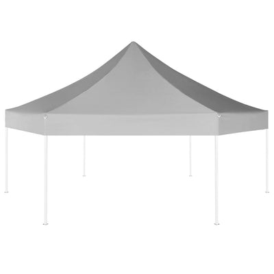 Vidaxl PartyTent Pop-up Piega esagonale 3.6x3,1 M GRIGIO