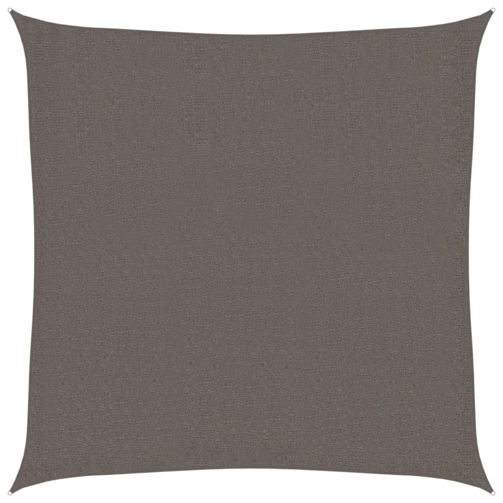 Vidaxl Sunshade HDPE Square 3.6x3.6 m antracita