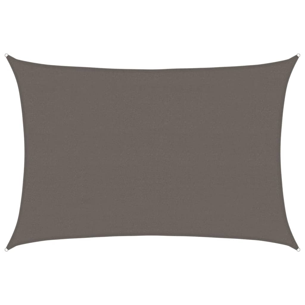 Vidaxl Sun Shade HDPE Rectangular 4x6 M Antracite