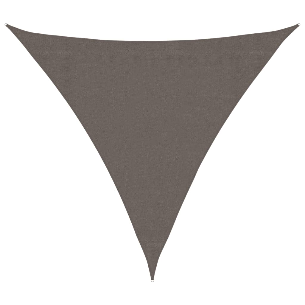 Vidaxl Sun Shade Antracite Triangular 3.6x3.6x3.6 M HDPE