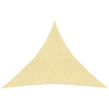 Vidaxl Sunshade HDPE Triangular 3.6x3.6x3.6 m beige