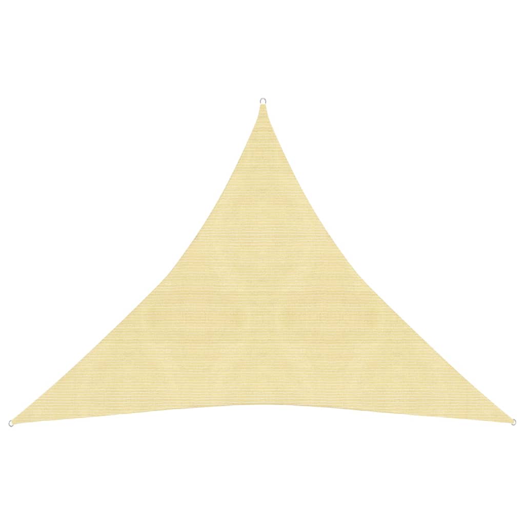 Vidaxl Sunshade HDPE Triangular 3.6x3.6x3.6 m beige