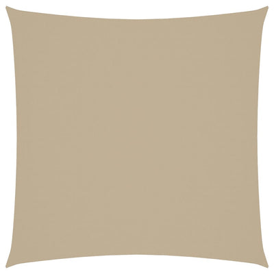 Vidaxl Sun Shade Square 3.6x3,6 M Tessuto di Oxford Beige