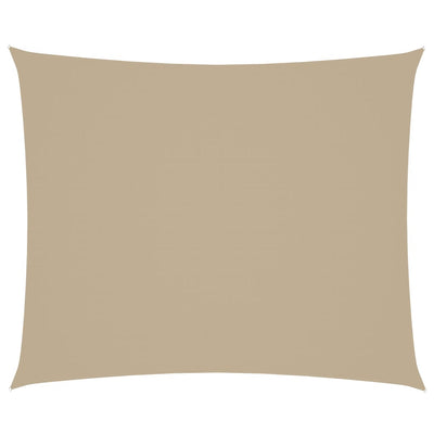 Vidaxl Sun Shade Rectangular 4x6 M in tessuto Oxford beige
