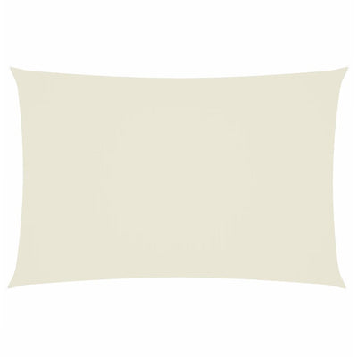 Vidaxl Sun Shade Rectangular 2x4 M in tessuto Oxford Crème colorato