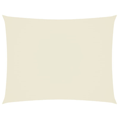 Vidaxl Sunshade Rectangular 4x6 M Oxford Fabric crème -Coleed