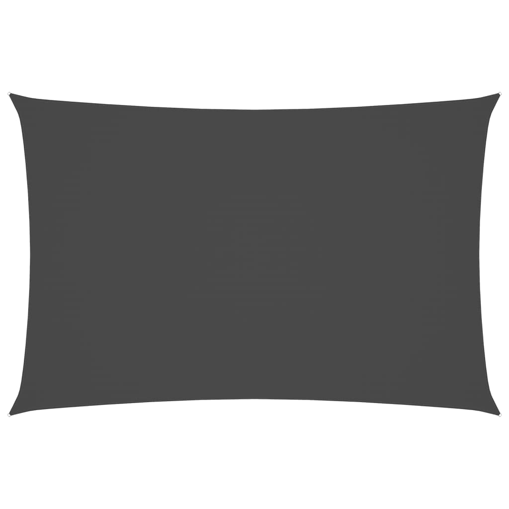 Vidaxl Sun Shade Rectangular 2x4 M Tessuto di Oxford antracite -Collorato