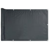 Vidaxl Balcony Screen Oxford Textile 75x400 cm Antracite