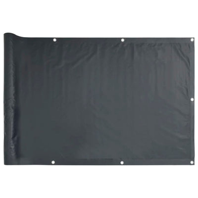 Vidaxl Balcony Screen Oxford Textile 75x400 cm Antracite