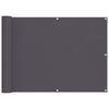 Vidaxl balkonscherm 90x600 cm oxford stof antraciet