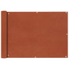 Vidaxl balkonscherm oxford textiel 75x400 cm terracotta