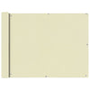 Vidaxl balkonscherm oxfordtextiel 90x600 cm crème