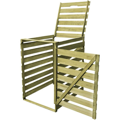 Archiviazione del contenitore Vidaxl Solo 240 L Legno impregnato