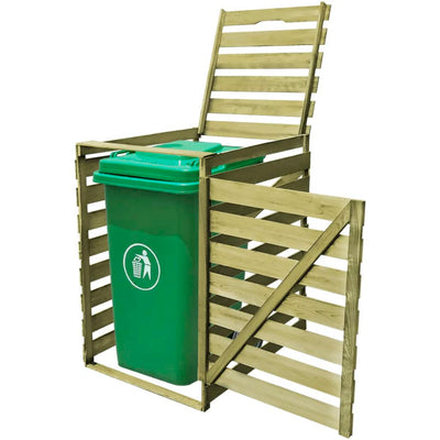 Archiviazione del contenitore Vidaxl Solo 240 L Legno impregnato