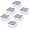 Vidaxl grondspots 6 st led 100x100x68 mm