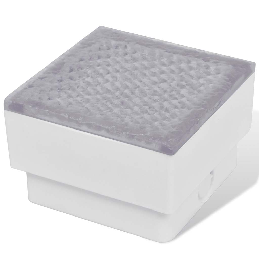 Vidaxl grondspots 6 st led 100x100x68 mm
