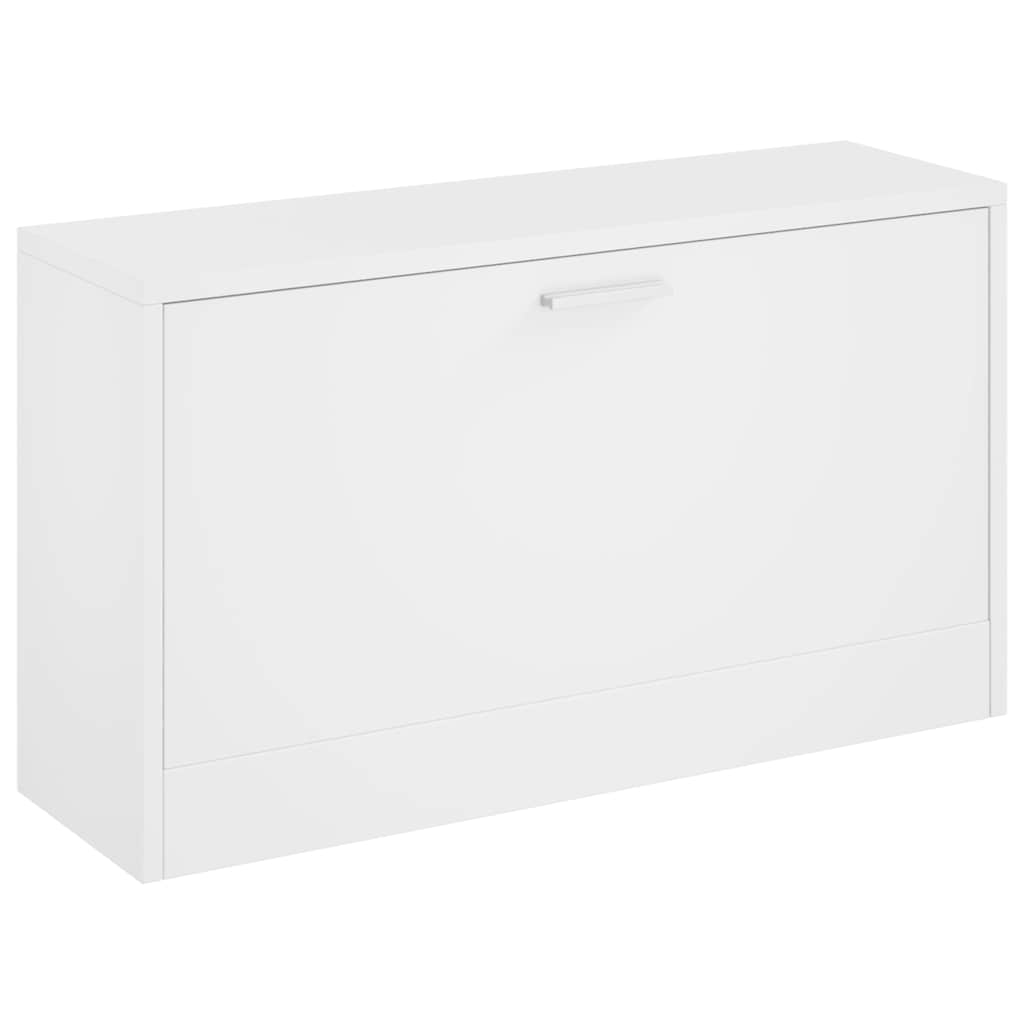 Gabinete de almacenamiento de zapatos Vidaxl 80x24x45 cm blanco