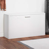 Gabinete de almacenamiento de zapatos Vidaxl 80x24x45 cm blanco