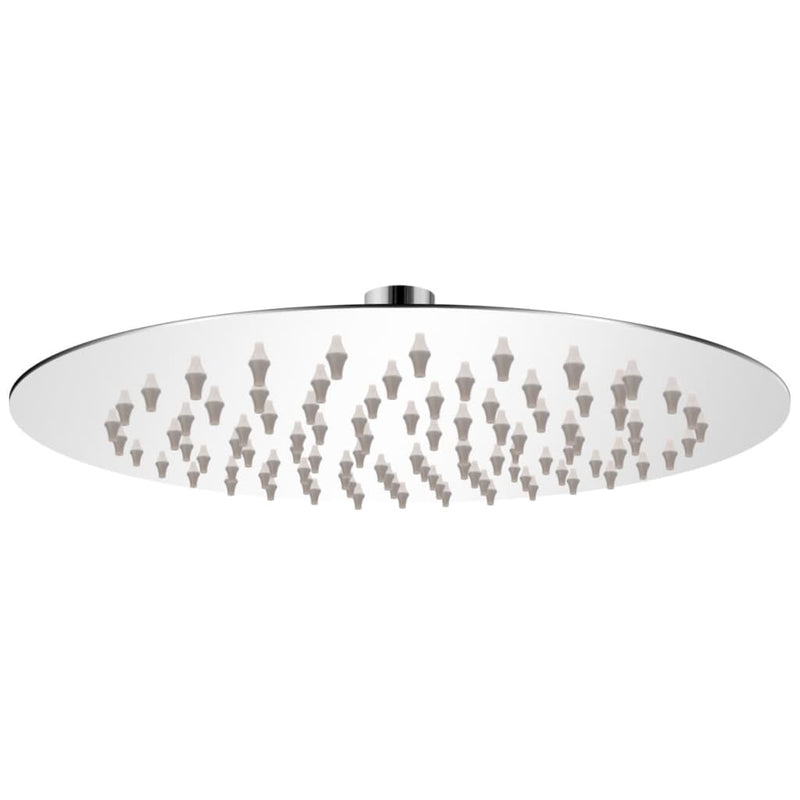 Vidaxl Port Shower Head intorno a 20 cm in acciaio inossidabile