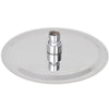 Vidaxl Port Shower Head intorno a 20 cm in acciaio inossidabile