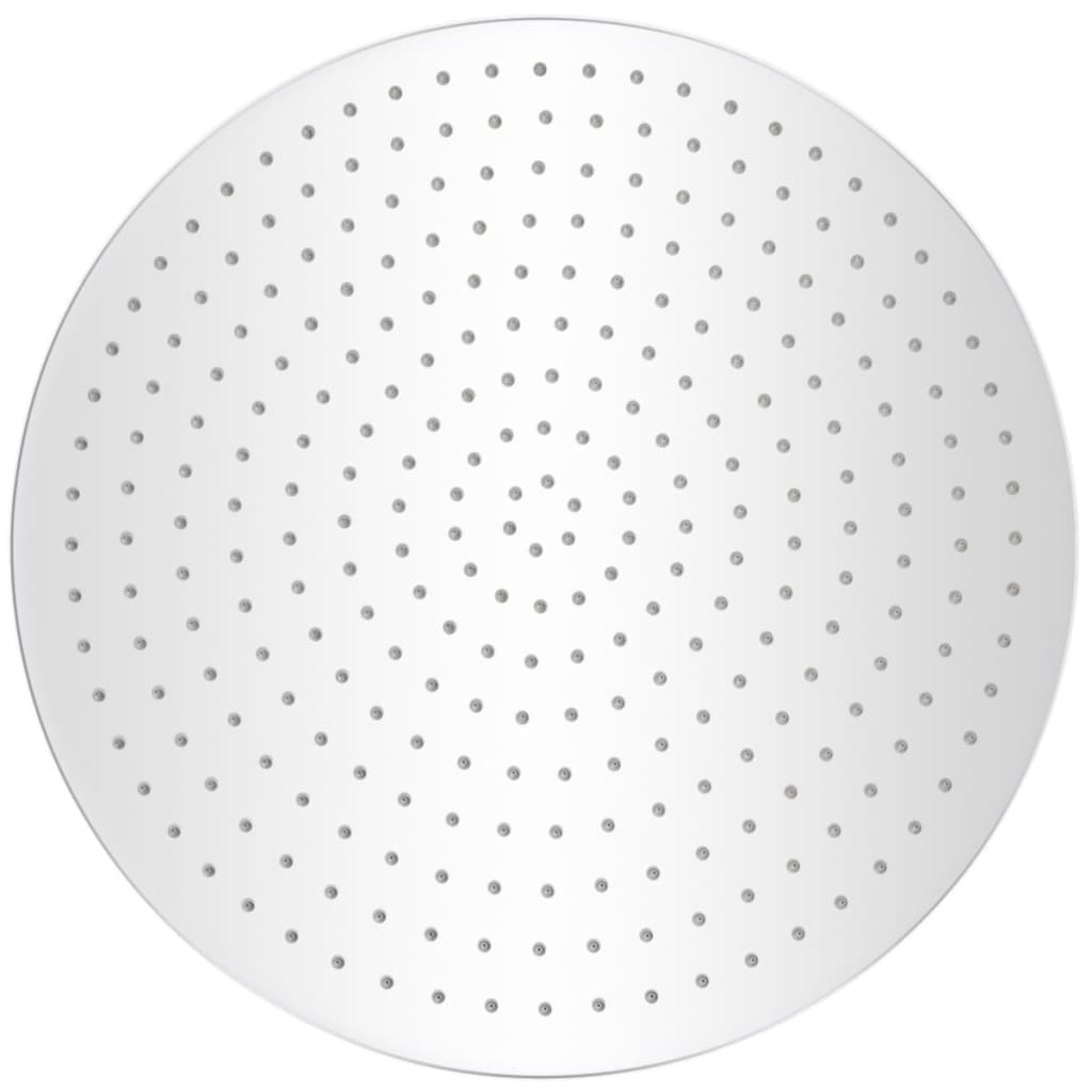 Cabezal de ducha de lluvia Vidaxl acero inoxidable de 50 cm redondo
