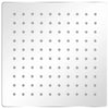Vidaxl regendouchekop roestvrij staal 20x20 cm vierkant