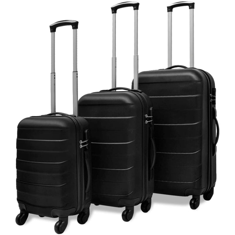VIDAXL BAGGIO DEL BAGGI DELLA CARTA HARD 45,5 55 66 cm Nero