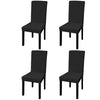 Vidaxl COPERS SEDILE 4 ST ELLAST DRIVE NERO