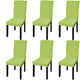 Vidaxl Cubiertas de asiento 6 st STRING Green