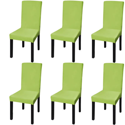 Vidaxl Cubiertas de asiento 6 st STRING Green