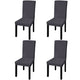 Coperture per sedili Vidaxl 4 ST ELLETT STRAK ANTRACITE