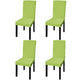 Vidaxl Cubiertas de asiento 4 st STRING Green