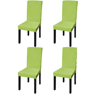 Vidaxl Cubiertas de asiento 4 st STRING Green