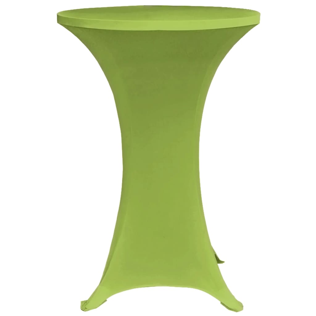 Vidaxl Cover Table Stretch 2 pezzi 60 cm Verde