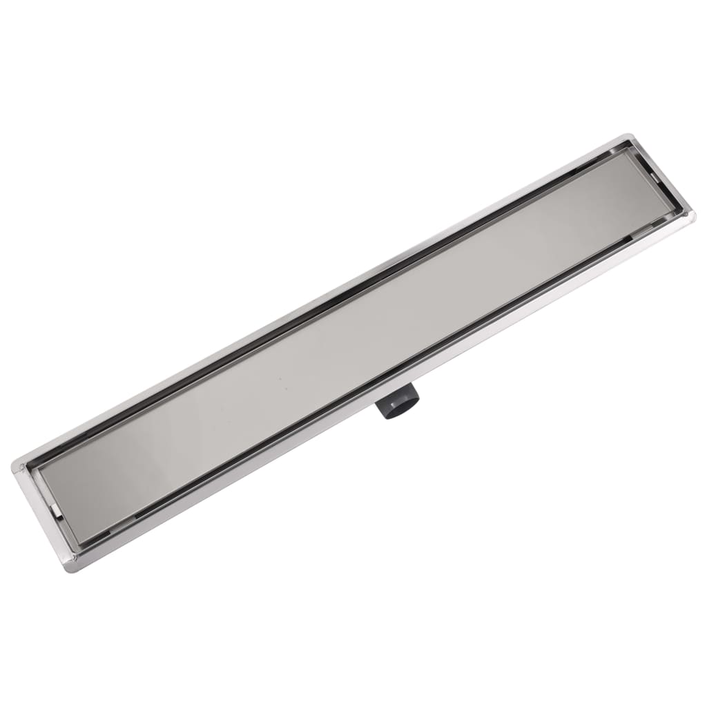 VIDAXL DROUPA DROUNA ACCIAIO IN IOLLE RETTANGOLARE 830x140 mm