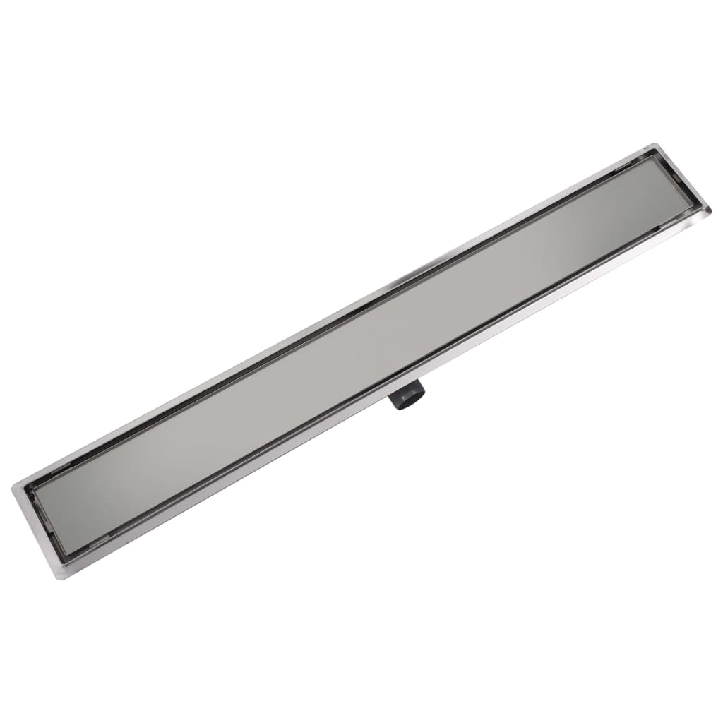 Vidaxl Drenaje de ducha Rectangular 1030x140 mm de acero inoxidable