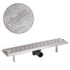 Vidaxl Drenaje de ducha Rectangular 630x140 mm de acero inoxidable
