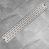 Vidaxl Drenaje de ducha Rectangular 730x140 mm de acero inoxidable