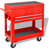Carrello portautensili Vidaxx rosso 70,5 x 37 x 71 cm in acciaio