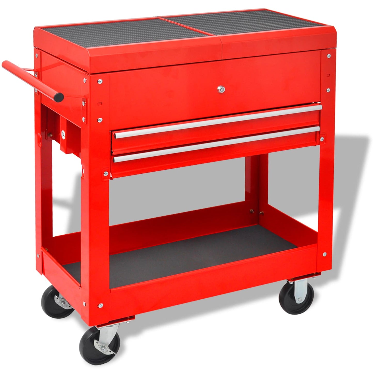 Carrello portautensili Vidaxx rosso 70,5 x 37 x 71 cm in acciaio