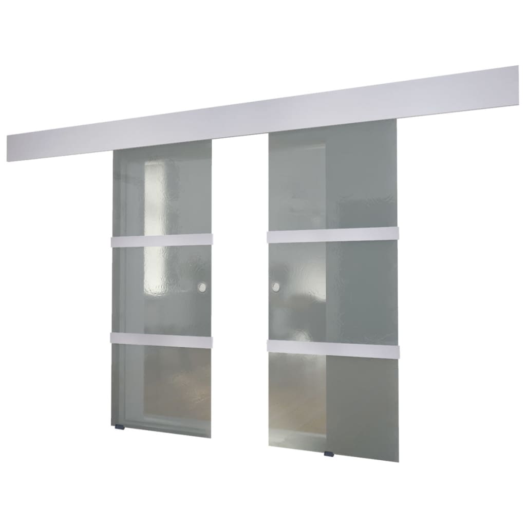 Vidrio de puerta corredera doble Vidaxl