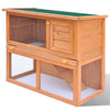 Conejera de exterior Vidaxx para mascotas pequeñas, 1 puerta, madera