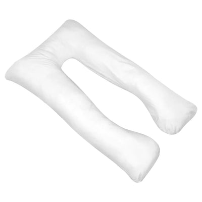 Cuscino di gravidanza Vidaxl 90x145 cm bianco