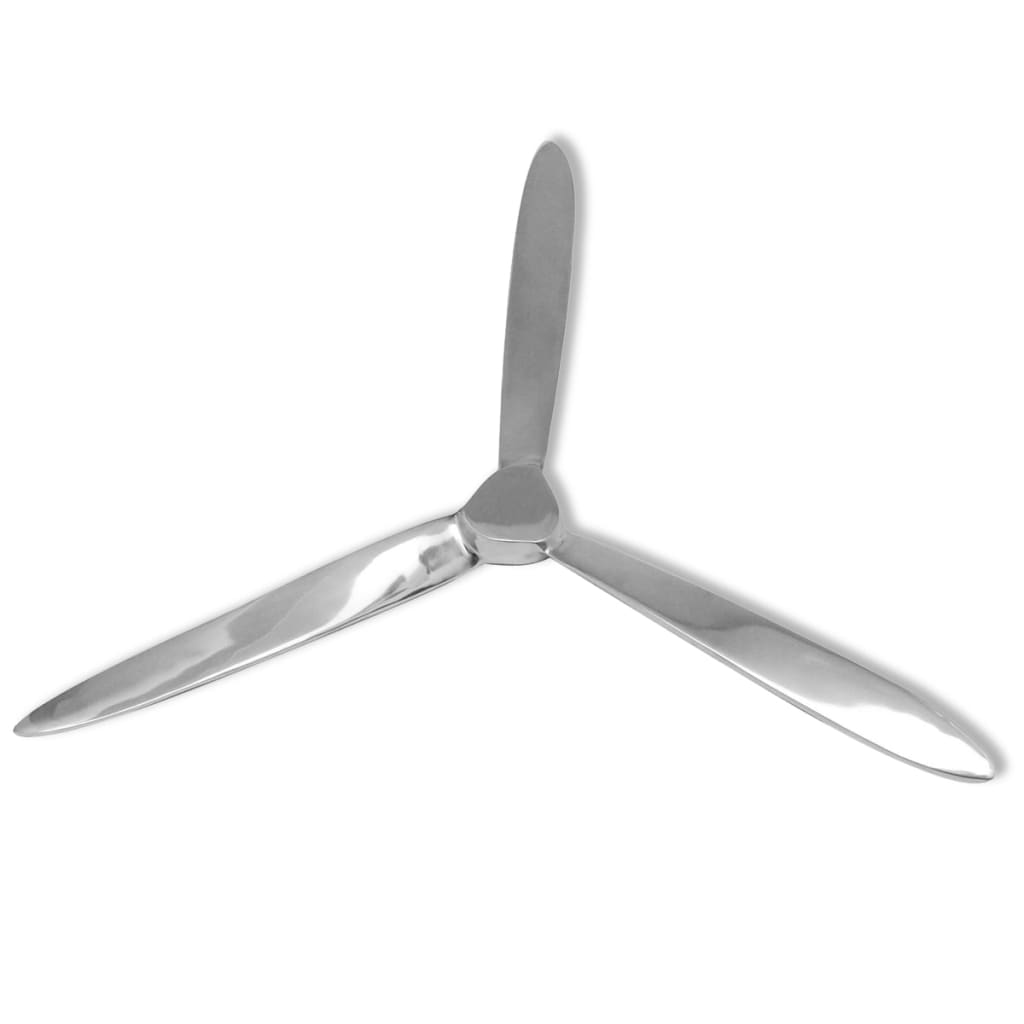 Vidaxl Propeller per il muro 70 cm in alluminio argento