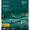 Kaemingk luces led básicas negro clásico cálido l.5400cm