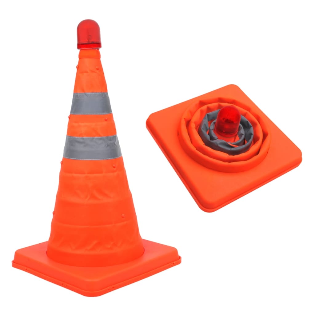 Proplus Safety Pylon con LED pieghevole