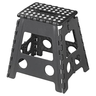Proplus plegable Paso negro gris 29 x 21.5 x 39.5 cm