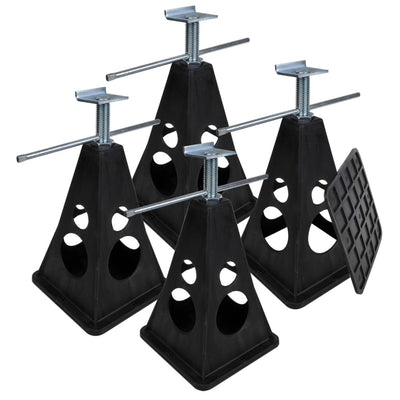 Soporte de esquina de Proplus Caravan configurado hasta 3000 kg 4 piezas
