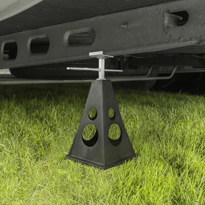Proplus Caravan Corner Support impostato fino a 3000 kg 4 pezzi